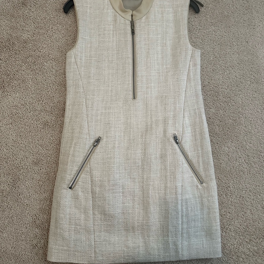Tweed Theory mini dress with beautiful trim
